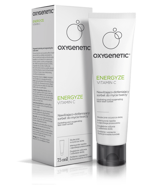 Hydrating and oxygenating face wash sorbet